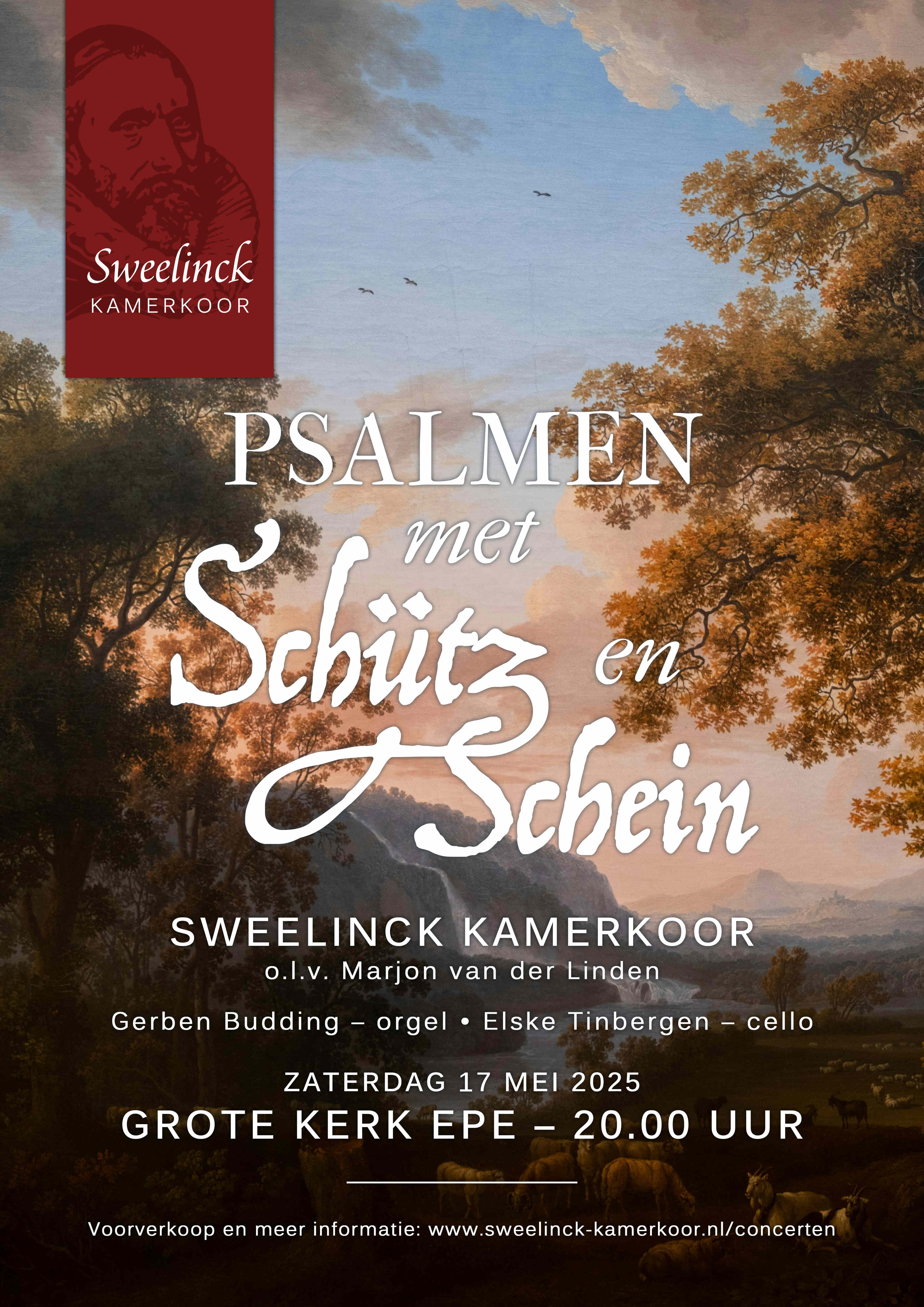 Sweelinck Poster 17 mei 2025 Psalmen met Schutz Schein 2