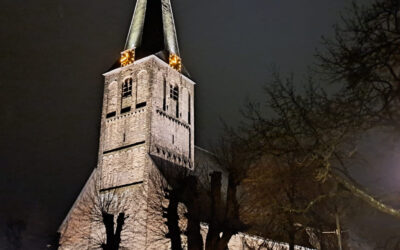 De Grote Kerk verlicht