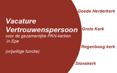 Vacature Vertouwenspersoon