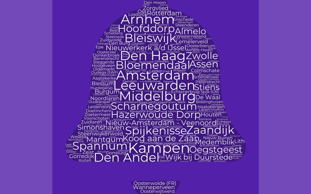 Grote Kerk Epe luidt kerkklok voor gewortelde kinderen