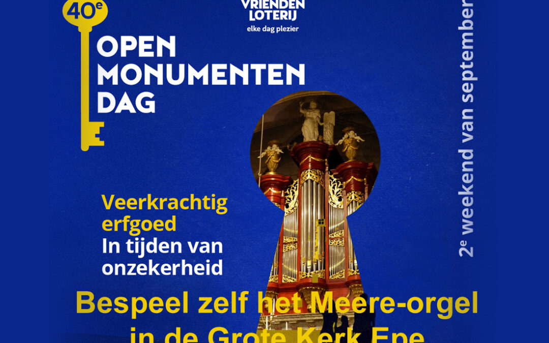 Bespeel zelf het monumentale Meere-orgel
